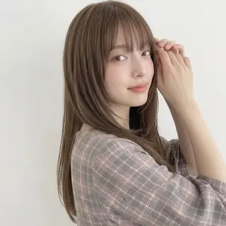 ロング 松山彩香💎艶髪💎 ロング／透明感カラーのヘアスタイル