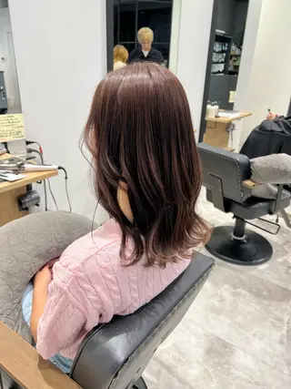 ミディアム ヘアアレンジ 黒阪 なみのヘアスタイル