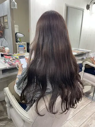 ロング ネモトメイナ🌿 今月末で退職しますのヘアスタイル