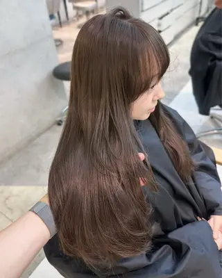 カラー 暖色ෆ透明感カラー 🩷cocoriのヘアスタイル