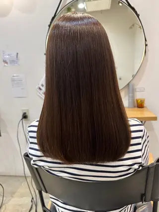 ロング 新村 小夏のヘアスタイル