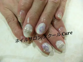 ミディアム ネイル ネイルサロン Cureのネイルデザイン