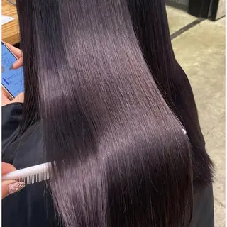 ロング カラー 艶髪✨×顔周りカット 🧚ナツホのヘアスタイル
