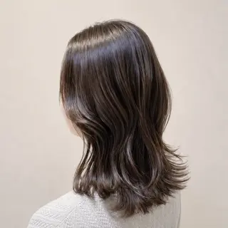 ミディアム カラー 美容師兼アイリスト/ Anche/片岡のヘアスタイル