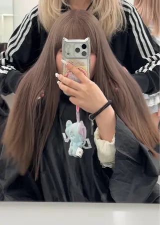 カラー 透明感カラー🎀艶髪 Anju/渋谷🎀のヘアスタイル