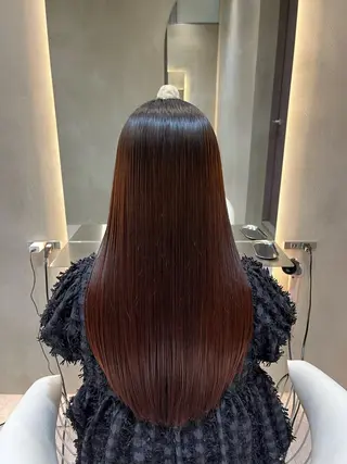 ロング カラー パーマ ヘアアレンジ 八幡 空乃のヘアスタイル