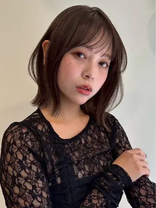 ミディアム カラー ヘアアレンジ 🫧透明感カラー/ Wカラー🫧namiのヘアスタイル
