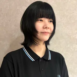 ショート カラー 暖色カラー/ 透明感カラー/セイナのヘアスタイル