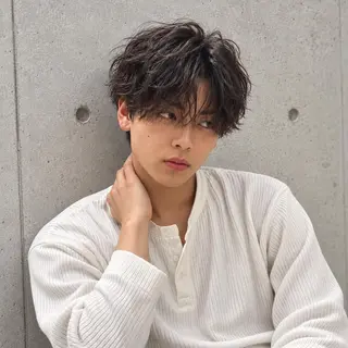 メンズ 韓国風メンズヘア 渋谷 🦢五十嵐優衣のヘアスタイル