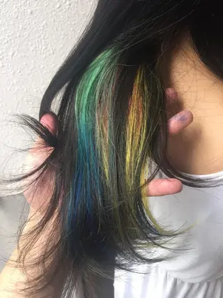 ロング カラー パーマ ヘアアレンジ メンズ キッズ ネイル マツエク・マツパ 新宿/髪質改善/ 美髪矯正✨浅江通友のヘアスタイル