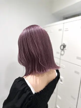 ミディアム naami🖤透明感 ×ちゅるん艶髪🎀のヘアスタイル