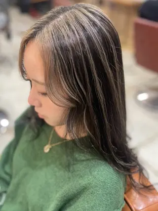 ロング カラー Wカラーレイヤーカ ット⚡️CHIAKIのヘアスタイル