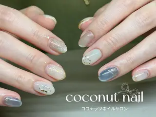 ネイル 神田 ココナッツのネイルデザイン