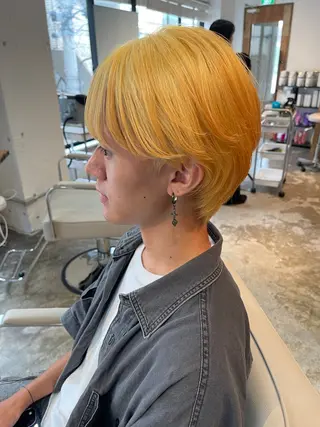 ショート カラー メンズ 松本 優希のヘアスタイル