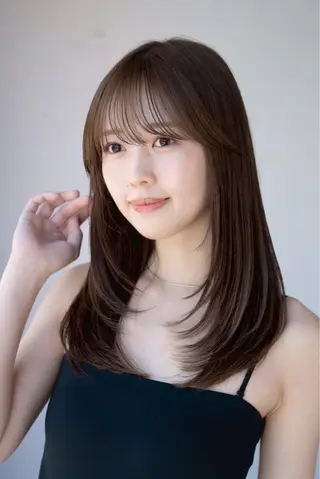 ミディアム カラー 透明感カラー/艶 ✖️上品/修生🥀のヘアスタイル