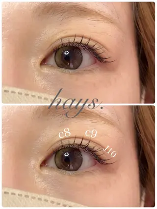マツエク・マツパ hays. eyelashのマツエク・マツパデザイン