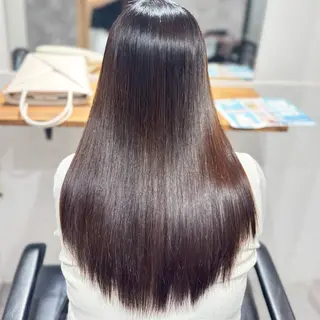 ロング ツヤツヤ縮毛矯正 /美髪カラー　小山のヘアスタイル