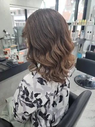 ロング カラー パーマ ❇️安達 優心❇️ レイヤー/艶髪特化のヘアスタイル