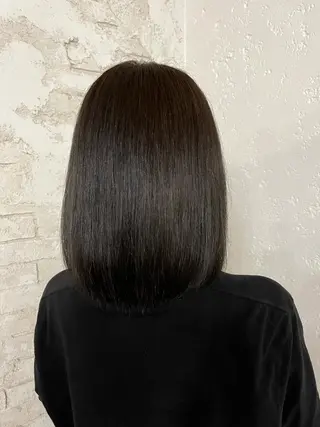 ミディアム カラー 🪽髪質改善縮毛矯正 🤍MIU🤍のヘアスタイル