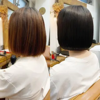 ショート カラー 👑銀座ショート/ 絶壁補正/金子涼👑のヘアスタイル