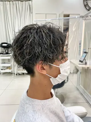 パーマ メンズ keany錦糸町 ハセベユウのヘアスタイル