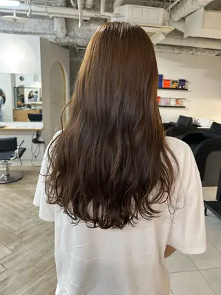 ロング カラー LUVISM新潟🎀 透明感カラー/ミユのヘアスタイル