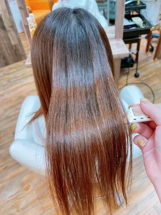 ロング 大久保 佳奈子のヘアスタイル