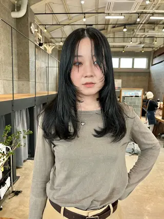 ロング カラー ヒラノホナミ 🫧透ける艶髪🫧のヘアスタイル