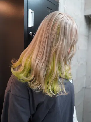 ロング カラー 城 健太郎 💎ハイトーンのヘアスタイル