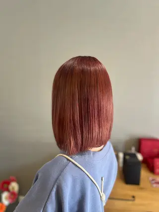 ミディアム カラー plune 村松のヘアスタイル