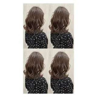 セミロング カラー 店長✨レイヤー✖️ 髪質改善✖️韓国ヘアのヘアスタイル