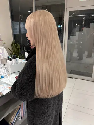 ロング カラー 浅野 匠のヘアスタイル