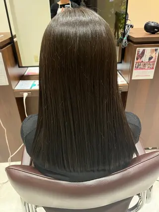 セミロング 🍀透明感ナチュラル カラー🍀じゅんのヘアスタイル