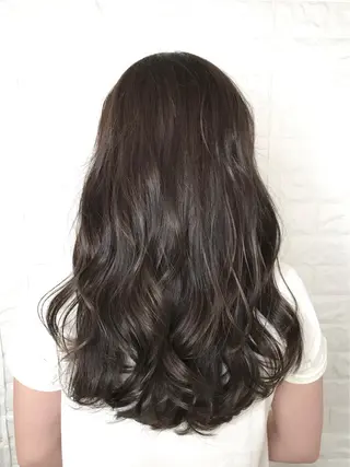 ロング カラー 髪質改善縮毛矯正 美容師✂️山崎竜二のヘアスタイル