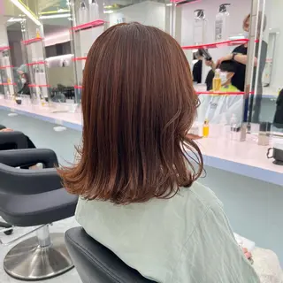ミディアム カラー パーマ ヘアアレンジ メンズ キッズ ネイル マツエク・マツパ アイブロウ KANAMI 🌏のヘアスタイル