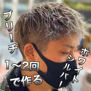 ショート カラー メンズ unopulir 景山 凌のヘアスタイル
