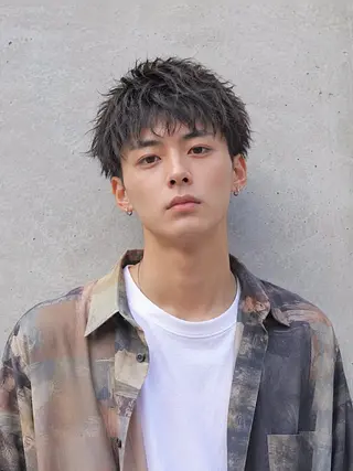 ショート パーマ メンズ 🌞塙　湧貴🌞 スパイキーショートのヘアスタイル