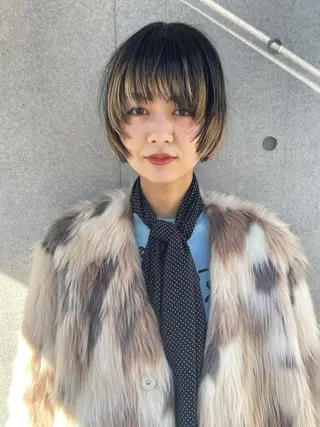 ショート カラー センスをお届けします 大谷将生infpのヘアスタイル