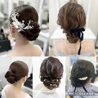 ヘアアレンジ ヘアセットサロン ココのヘアスタイル