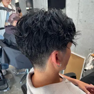 ミディアム パーマ Lowha_ageo 💐Fuzukiのヘアスタイル