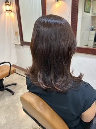 ミディアム 水田 誠貴のヘアスタイル