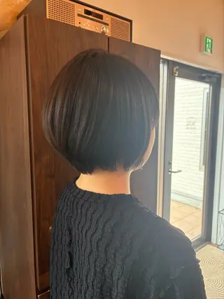 ショート 髪質改善/ 透明感カラーのヘアスタイル