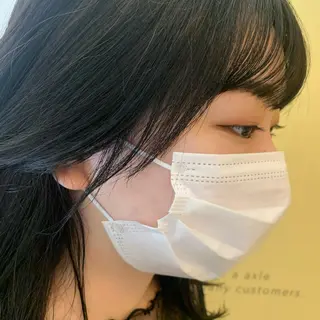 ミディアム カラー ハブヘアー ハブヘアーのヘアスタイル
