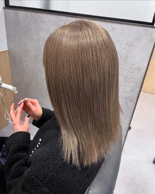 ミディアム カラー 🦋 韓国hair 🖤 RAMのヘアスタイル