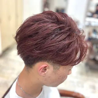 ショート カラー メンズ 💥桜木町メンズ専門 💥ルキのヘアスタイル