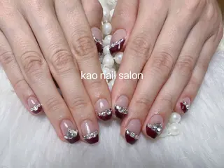 ネイル kao nail マグネット/長さだしのネイルデザイン