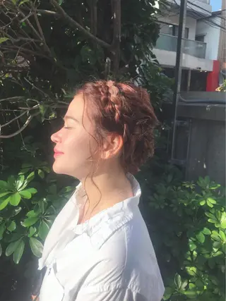 ヘアアレンジ ご新規様限定 透明感カラーKANAのヘアスタイル
