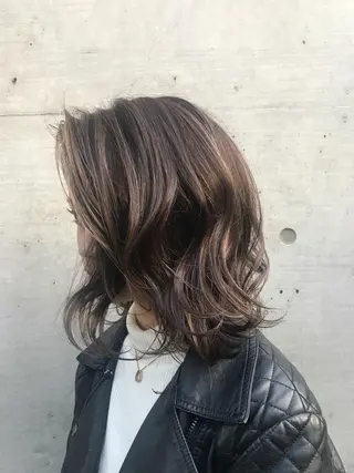 ミディアム カラー 佐野 智史のヘアスタイル