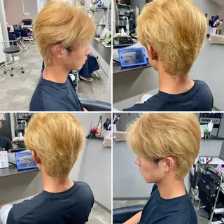 メンズ 🌹ミラクル美容師 🌹ブリーチくっぽのヘアスタイル