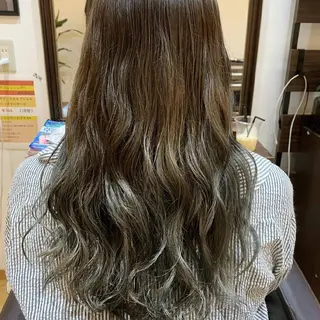 ロング カラー サトウ シューイチのヘアスタイル